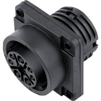 binder 09 6504 000 08 Ronde connector Koppeling, recht Totaal aantal polen: 8 Serie (ronde connectoren): HEC 1 stuk(s) - thumbnail