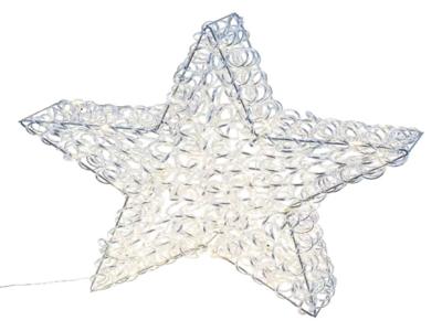 verlichte ster zilver 200 led 60 cm Gehlmann - Gehlmann