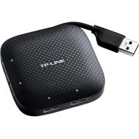 TP-LINK UH400 UH400 USB-hub 4 poorten USB-A USB 3.0 5 GBit/s Zwart - thumbnail