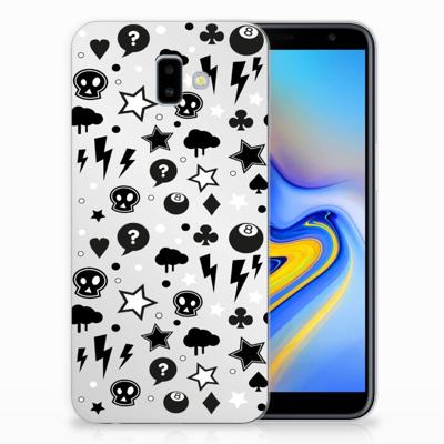 Silicone Back Case Samsung Galaxy J6 Plus (2018) Silver Punk Silicone Back Case Samsung Galaxy J6 Plus (2018) Silver Punk