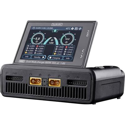 Toolkit RC M8D Modelbouwoplader 50 A Li-poly, LiFePO, Li-ion, LiHV, NiCd, NiMH, Lood Toolkit RC M8D Modelbouwoplader 50 A Li-poly, LiFePO, Li-ion, LiHV, NiCd, NiMH, Lood