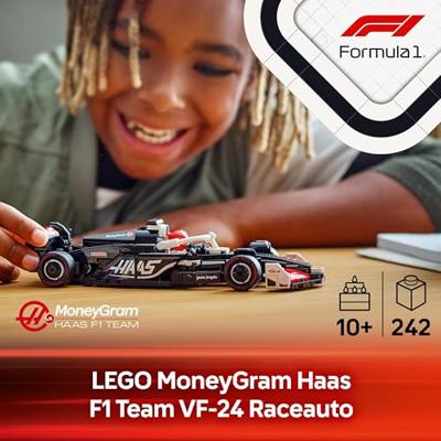 LEGO Speed Champions 77250 MoneyGram Haas Team VF-24 F1-auto - Speelgoed voor kinderen vanaf 10 jaar - thumbnail