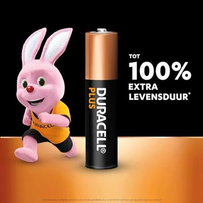 Duracell Plus Alkaline AAA-batterijen - thumbnail
