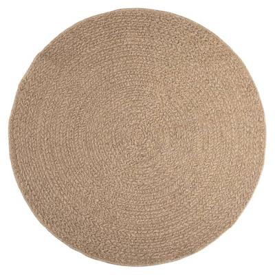 VidaXL Vloerkleed zizur binnen en buiten 160 cm jute look - thumbnail