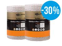 Gallagher Duopack Vidoflex 9 TurboLine Plus wit 2x1000m - 079421 079421 - thumbnail
