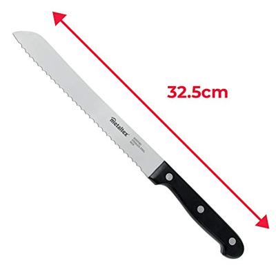 Metaltex professional broodmes 32.5 cm zwart/rvs
