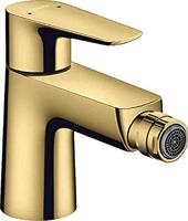 Hansgrohe Talis E ééngreeps bidetmengkraan met PopUp trekwaste, Polished Gold Optic - thumbnail