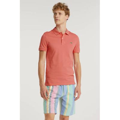 Lacoste slim fit polo zalm Lacoste slim fit polo zalm