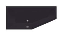 Xenz Society Hoekbad - 180x80x48 - afvoer Midden - Links - Compact - acryl - ebony 6962-29 - thumbnail
