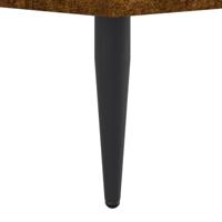 Bedframe zonder matras hout gerookt eikenkleurig 140x190 cm - thumbnail