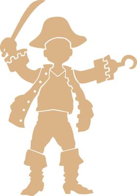 Vaessen Creative • mdf xxl piraat 4mm