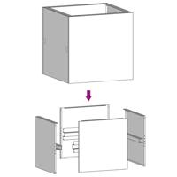 VidaXL Plantenbak 40x41x40 cm cortenstaal - thumbnail