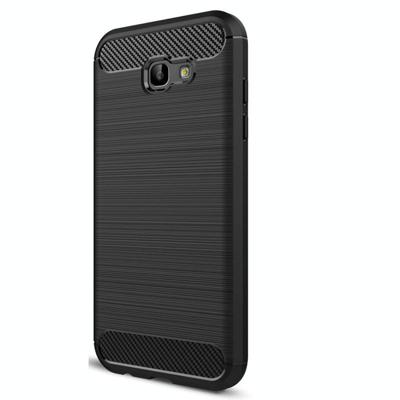 Geborsteld koolstofvezel textuur schokbestendige TPU beschermende Case(Black) voor de Smasung Galaxy A7 (2017) Geborsteld koolstofvezel textuur schokbestendige TPU beschermende Case(Black) voor de Smasung Galaxy A7 (2017)