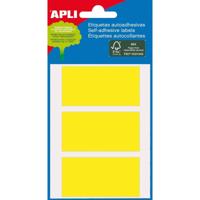 Apli gekleurde etiketten in etui geel (2071) - thumbnail