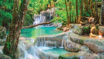 Riviertje 130x70cm Tuinschilderij Customize-it - Customize it