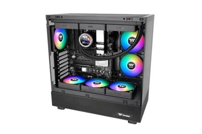 Thermaltake CT120 Reverse ARGB Computer behuizing Ventilator 12 cm Zwart 2 stuk(s)