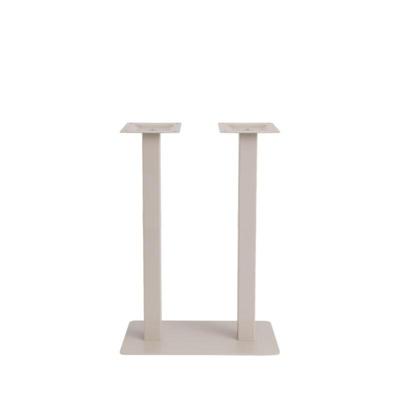 LABEL51 Eetkamertafel Tafelpoot Dubbel - Taupe - Metaal - Dubbel - 108 cm