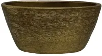 HS schaal ovaal Osaka 29x15x14cm goud - thumbnail