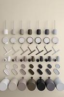 Blomus Sono Tandenpoetsbeker keramiek Magnet - thumbnail