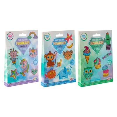 Creative Craft Group Maak je eigen diamond painting stickers, 12dlg.