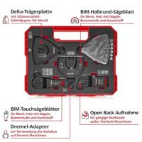 Einhell 708135 XL-PLUS-CASE BiM, HSS Multitool toebehorenset 1 set(s) - thumbnail