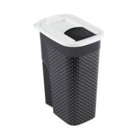 Rotho Mypet Voercontainer Zwart/Wit Hondenvoerbewaarbak 50L - thumbnail