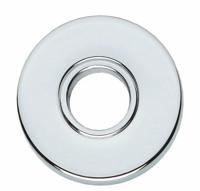 Rozetten messing verdekt ø50x8mm messing verchroomd - thumbnail