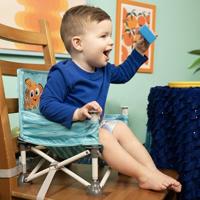 DISNEY BABY -NEMO- Opvouwbare, draagbare reisverhoger, Lichtgewicht en gemakkelijk schoon te maken, Inclusief draagtas - thumbnail