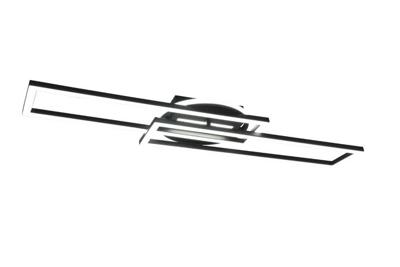 Trio Verstelbare led plafondlampTwister zwart - R67183132