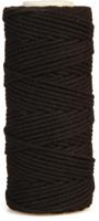 Bouhon macramétouw 200 g , ca.130 m, dikte: 2 mm, zwart - thumbnail