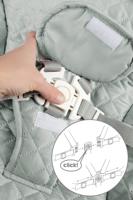 2-in-1 omvormbare kinderstoel - ROBA - BORN UP - Inclusief matgroene 'Roba Style' verstelbare wipstoel - Natuurlijk hout - thumbnail