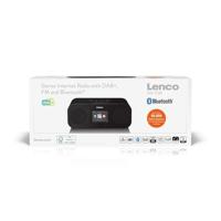 Lenco DIR-121BK Internetradio DAB+ Zwart - thumbnail