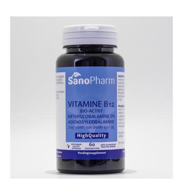 Sanopharm Vitamine B12 Bio-Actief Zuigtabletten