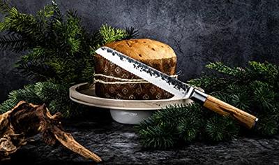 FORGED - Olive Forged - Broodmes handgesmeed Olijfhout - thumbnail