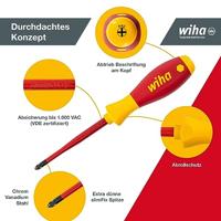 Wiha Schroevendraaierset VDE 6-delig Plat, Kruiskop Phillips - thumbnail
