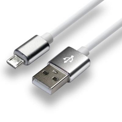everActive USB-kabel 1m - Wit, silicone, ondersteuning voor snelladen, 2,4A - CBS-1MW everActive USB-kabel 1m - Wit, silicone, ondersteuning voor snelladen, 2,4A - CBS-1MW