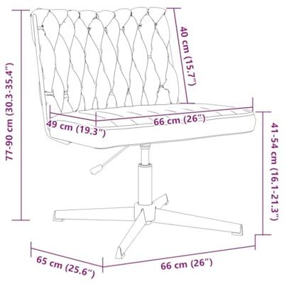 Kantoorstoel draaibaar stof crmekleurig Kantoorstoel draaibaar stof crmekleurig