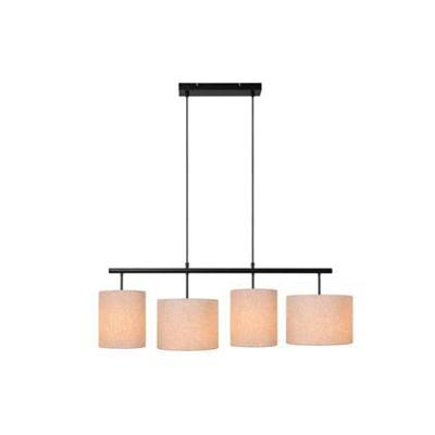 Lucide MAYA - Hanglamp - 4xE27 - Beige Lucide MAYA - Hanglamp - 4xE27 - Beige