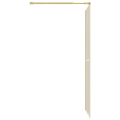 Inloopdouchewand transparant 100x195 cm ESG-glas goudkleurig - thumbnail