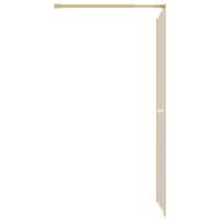 Inloopdouchewand transparant 90x195 cm ESG-glas goudkleurig - thumbnail