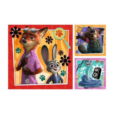Ravensburger legpuzzel zootopia 2 - 3x49st.
