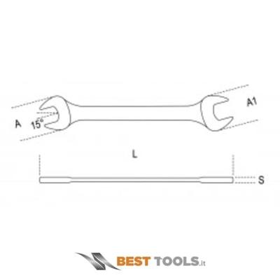 Beta Dubbele steeksleutels 55 27X29 - 000550099