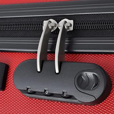 Harde kofferset 3-delig rood Harde kofferset 3-delig rood