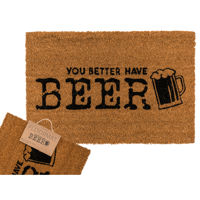 Deurmat - You better have beer - 60x40cm - thumbnail