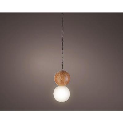 Lumineo Solar Hanglamp Ø10cm Amber