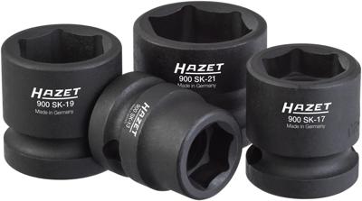 HAZET Krachtdopsleutelset 900SK/4 · 1/2 inch (12,5 mm) vierkant hol · Buiten-zeskant-tractieprofiel · 4-delig · 13 · 17 · 19 · 21 HAZET Krachtdopsleutelset 900SK/4 · 1/2 inch (12,5 mm) vierkant hol · Buiten-zeskant-tractieprofiel · 4-delig · 13 · 17 · 19 · 21