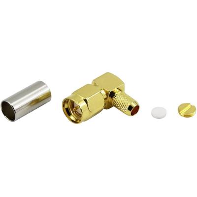Conrad Components 1493155 SMA-connector Stekker, haaks 50 Ω 1 stuk(s)