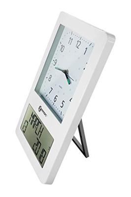 Geemarc VISO50_WH_VDE Zendergestuurd Wandklok Wit