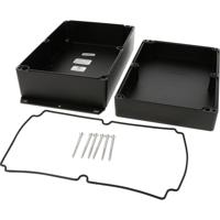 Hammond Electronics 1550Z220FBK Universele behuizing 223 x 147 x 83 Aluminium spuitgietwerk Zwart 1 stuk(s) - thumbnail