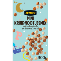 Jumbo Mini Kruidnootjesmix Witte Chocolade en Karamelsmaak 300 g - thumbnail